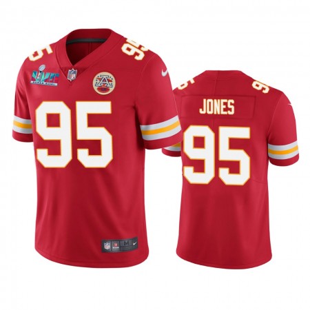 Tröjor Kansas City Chiefs Chris Jones 95 Röd Super Bowl LVII Vapor Limited - Män Tröjor Kansas City Chiefs Chris Jones 95 Röd Super Bowl LVII Vapor Limited - Män